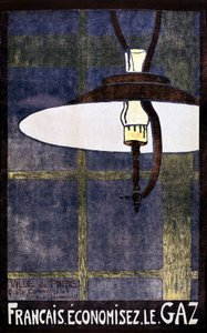 Frenchman, Frenchwoman, save the gas: poster drawn by a child of a Parisian school during the Great War